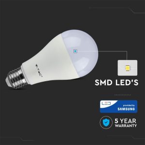 LED крушка 15W E27 4000K Samsung чип VT-215 V-TAC | AVStore