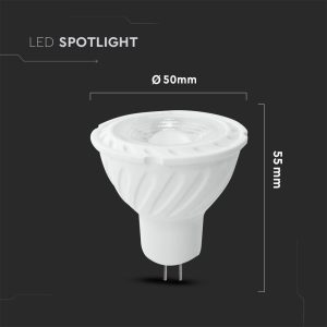 LED луничка 6W GU5.3 3000K Samsung чип VT-257 V-TAC | AVStore