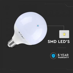 LED крушка 22W E27 3000K G120 120LM/W Samsung чип VT-242 V-TAC | AVStore