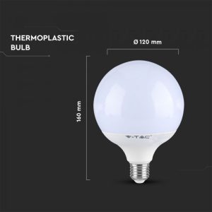 LED крушка 22W E27 G120 6500K 120LM/W Samsung чип VT-242 V-TAC | AVStore