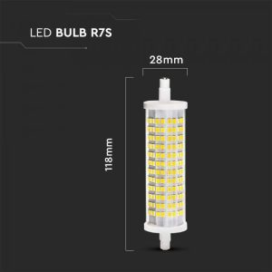 LED крушка 16W R7S 3000K керамична VT-2118 V-TAC | AVStore