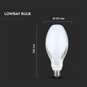 LED крушка 36W E27 6500K Samsung чип VT-240 V-TAC | AVStore