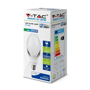 LED крушка 36W E27 6500K Samsung чип VT-240 V-TAC | AVStore