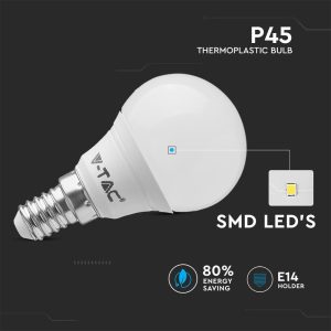 LED крушка 4W E14 2700K VT-1819 V-TAC | AVStore