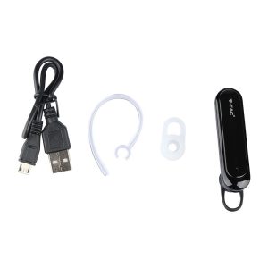 Bluetooth слушалка с микро USB зареждане Wireless Headset VT-6800 V-TAC черна | AVStore