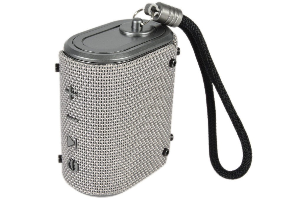 100618UK_CO1 Водоустойчива Bluetooth преносима тонколонка AV:LINK Wave с вградена батерия, сива | AVStore