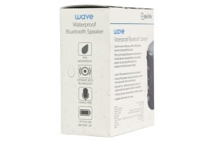 Водоустойчива Bluetooth преносима тонколонка AV:LINK Wave с вградена батерия, сива | AVStore