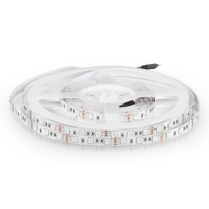 LED лента 10.8W/M RGB IP20 12V VT-5050-60 V-TAC ролка 5 метра | AVStore