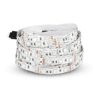 LED лента 10.8W/M RGB IP20 12V VT-5050-60 V-TAC ролка 5 метра | AVStore