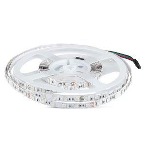LED лента 9W/M RGB IP20 24V VT-5050-60 V-TAC ролка 10 метра | AVStore