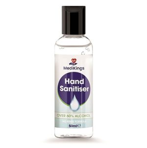 Антибактериален гел за ръце без отмиване MediKings 50мл. над 60% алк. | AVStore