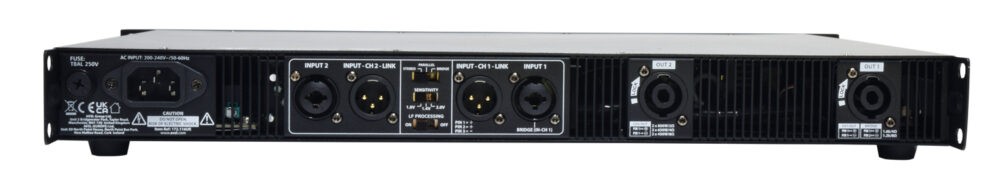 QTX H1600 172.116UK – 4 Професионален хибриден усилвател QTX H1600 | AVStore