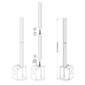 Професионална активна аудио система Line Array AVANTE AS8 | AVStore