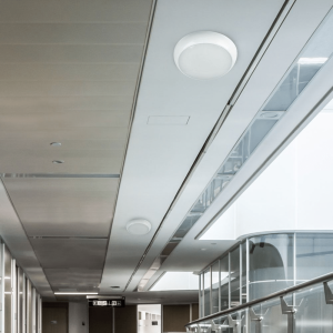 LED плафон със сензор и аварийно захранване 17W 4000K Ф320 Samsung кръгъл VT-19 V-TAC | AVStore