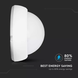 LED плафон бял 12W 3000K овален VT-8010 V-TAC | AVStore