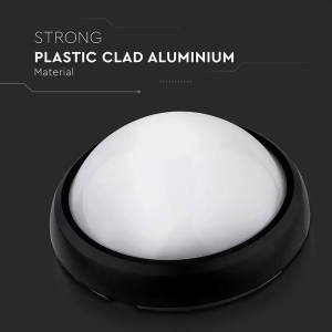 LED плафон черен 8W 3000K Ф180 кръгъл VT-8014 V-TAC | AVStore