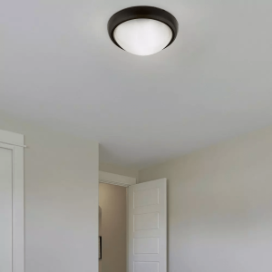 LED плафон черен 8W 3000K Ф180 кръгъл VT-8014 V-TAC | AVStore