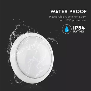 LED плафон бял 12W 3000K Ф220 кръгъл VT-8015 V-TAC | AVStore