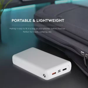 Външна батерия Power Bank USB C, Micro USB 30000 mAh VT-3502 V-TAC бяла | AVStore