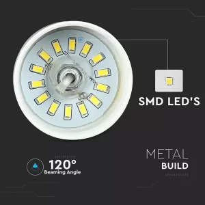 LED пендел акрил златен абажур 7W 3000K V-TAC VT-7333 | AVStore