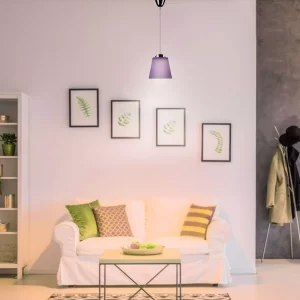 LED пендел хром лилав абажур 7W 4000K V-TAC VT-1036 | AVStore