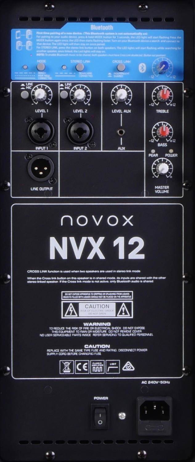 L1080058 Novox NVX12 Active loudspeaker with bluetooth 700W – 4 Активна тонколона NOVOX NVX12 с вграден bluetooth | AVStore