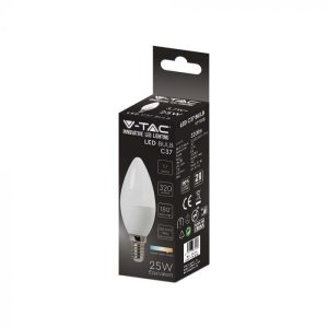LED крушка 3.7W E14 6500K VT-1818 V-TAC | AVStore