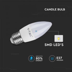 LED крушка 4.5W E27 6500K VT-1821 V-TAC | AVStore