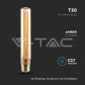 LED крушка 2W E27 1800K филамент VT-2162 V-TAC | AVStore