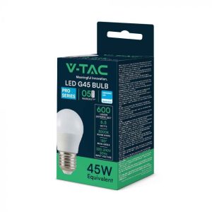 LED крушка 6.5W E27 3000K Samsung чип VT-290 V-TAC | AVStore