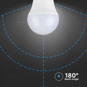 LED крушка 6.5W E27 3000K Samsung чип VT-290 V-TAC | AVStore