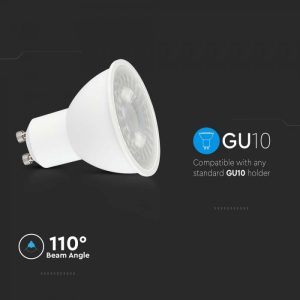 LED луничка 7.5W GU10 4000K Samsung чип VT-292 V-TAC | AVStore