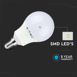 LED крушка 8.5W A60 4000K Samsung чип VT-269 V-TAC E14 | AVStore