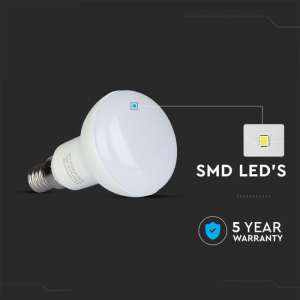 LED крушка 4.8W R50 6500K Samsung чип VT-250 V-TAC E14 | AVStore