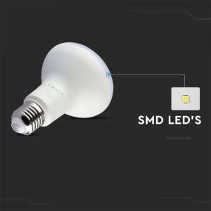 LED крушка 8.5W R63 6500K Samsung чип VT-263 V-TAC E27 | AVStore