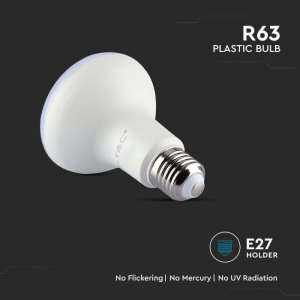 LED крушка 8.5W R63 6500K Samsung чип VT-263 V-TAC E27 | AVStore