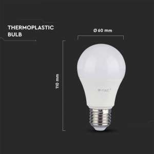 LED крушка 10.5W A60 4000K Samsung чип VT-211 V-TAC E27 | AVStore