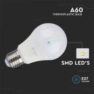LED крушка 8.5W A60 6500K Samsung чип VT-210 V-TAC E27 | AVStore