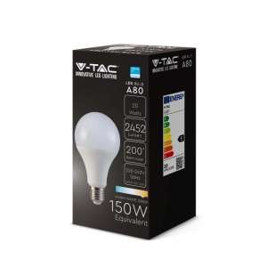 LED крушка 20W A80 3000K Samsung чип VT-233 V-TAC E27 | AVStore
