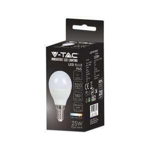LED крушка 3.7W P45 4000K VT-1819 V-TAC E14 | AVStore
