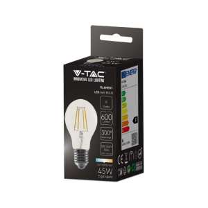 LED крушка 6W A60 4000K филамент VT-1887 V-TAC E27 | AVStore
