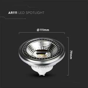 LED луничка 12W AR111 6400K VT-1112D V-TAC GU10 | AVStore
