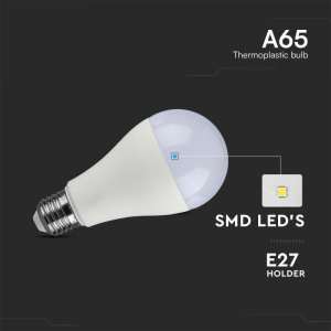 LED крушка 15W A65 6500K Samsung чип VT-21015 V-TAC E27 | AVStore