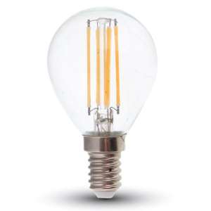 LED крушка 6W P45 6400K филамент VT-2486 V-TAC E14 | AVStore
