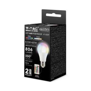 LED крушка SMART с дистанционно управление 8.5W A60 RGB+4000K VT-2229 V-TAC | AVStore