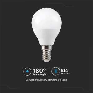 LED крушка SMART с дистанцианно управление 4.8W P45 E14 RGB+3000K VT-2234 V-TAC | AVStore