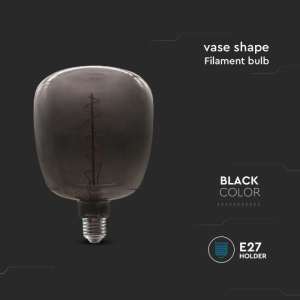 LED крушка 4W 2200K Ваза черен филамент VT-2264 V-TAC E27 | AVStore