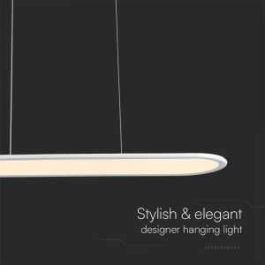 LED пендел висящ 24W 4000K V-TAC VT-7821 бял | AVStore