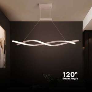 LED пендел висящ 30W 4000K V-TAC VT-7822 бял | AVStore