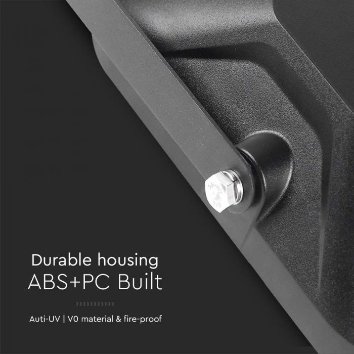 10310-i4 LED соларен прожектор със сензор за движение 30W 6400K VT-432 черен | AVStore